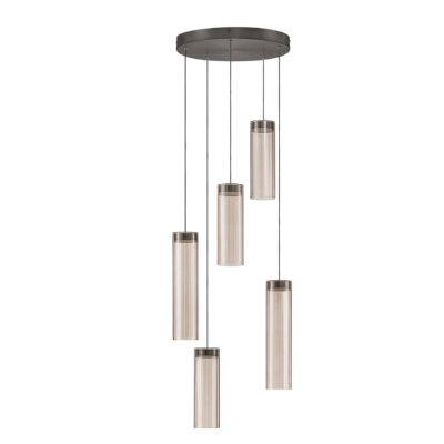 9009335 Висечка светилка BRIELLE LED 29W 3000K Мока и Антрацит Nova Luce